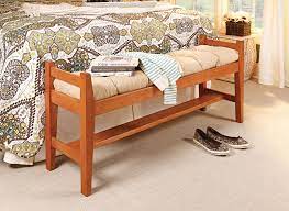 Kingso 43 ottoman with storage benches for bedroom, large folding faux leather toy chest, storage chest footrest padded seat for entryway, bedroom, support 660lbs (black) 4.4 out of 5 stars. Footboard Bench Woodworking Project Woodsmith Plans