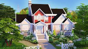 Country Family Home The Sims 4 Speed Build Sims House Design Sims 4 House Design Sims Building