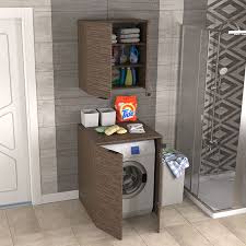 Çamaşır makinesi dolabı seçerken nelere. Biani Fix Alya Ve Loft Uyumlu Camasir Makinesi Dolabi Renk Aybe Kahve