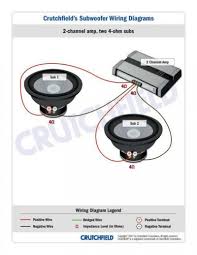 The ohm rating on dvc subs is actually the rating per voice coil, so you cannot wire a 4 ohm dvc sub to. Aw 8663 Voice Coil Subwoofer Wiring Diagram Moreover Car Audio System Wiring Wiring Diagram