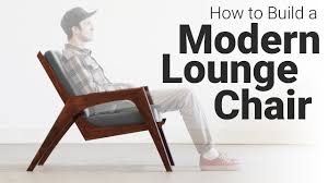 The materials used include plywood, wood screws, wood glue, foam, upholstery fabric, miter saw, scroll saw, and tape. How To Build A Lounge Chair Woodworking Plans Available Youtube