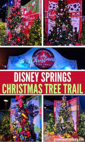 Disney Springs Christmas Tree Trail Green Vacation Deals Disney Springs Disney World Christmas Christmas Travel