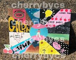 Harry Styles Fine Line Album Art Etsy Harry Styles Drawing Mini Canvas Art Art