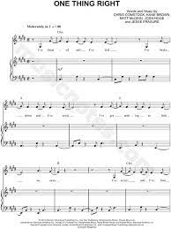 Print And Download One Thing Right Sheet Music By Marshmello Kane Brown Sheet Music Arranged For Piano Sheet Music Printable Sheet Music Digital Sheet Music