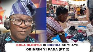 Kola Olootu: Eko lori oro Obinrin