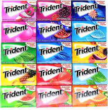 Amazon.com: Trident 無糖口香糖綜合包15 入(各種口味) : 雜貨和美食