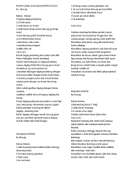 Seterusnya taburkan 2 sudu sos black pepper dan seberapa sos botol black paper tu masuk kn habis ke 1 botol tu. Resepi Lamb Chop Blackpepper Sauce
