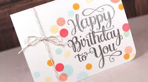 Surprise someone with an ecard and surprise yourself with your creativity. Happy Birthday To You Make A Card Monday 258 Youtube