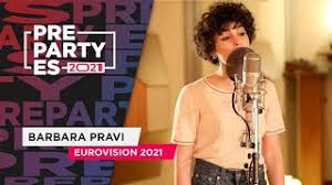 Барбара прави — французская певица, актриса и автор песен. Barbara Pravi Voila Francia 2021 Prepartyes21 Youtube
