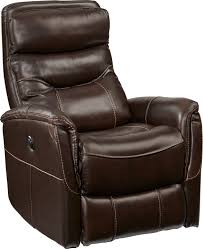Cindy Crawford Home Bello Brown Leather Power Swivel Glider Recliner Swivel Glider Recliner Brown Leather Recliner Chair Swivel Glider