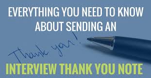 I enjoyed meeting you and learning more about the. How To Write An Interview Thank You Note Betts Recruiting