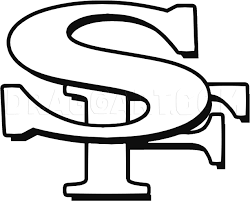 Logos and uniforms of the san francisco 49ers. How To Draw The 49ers San Francisco 49ers Coloring Page Trace Drawing