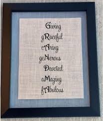 Birthday Presents For Grandma Burlap Grandma Sign Knot And Nest Designs Christmas Gifts For Grandma Grandma Gifts Grandma Birthday