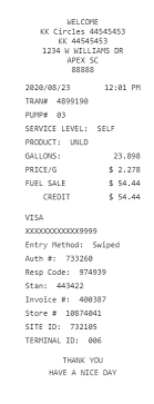 Generate rent receipt online by filling the required fields in 3 easy steps. Generate Fake Gas Fuel Receipts Create Custom Gas Templates