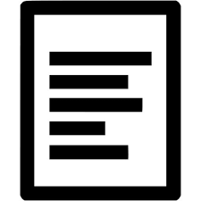 Used to display files and folders in the graphical user interface (gui) operating systems. Black Text File Icon Free Black File Icons
