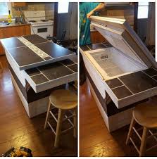 Corrugated metal diy projects are putting this material, once used primarily for roofing, in the most 32 simple rustic homemade kitchen islands. Deep Freezer Kitchen Island Kitchen Island Hack Diy Kitchen Island Kitchen Island