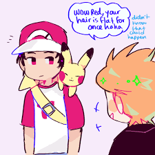 Mmairo This Has Nothing To Do With Red And Blue Being In Arte Pokemon Entrenador Pokemon Rojo Y Azul