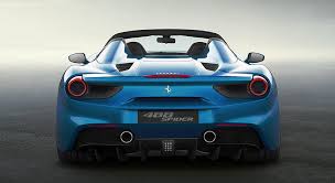 Looking for the ferrari of your dreams? 2016 Ferrari 488 Spider Blu Corsa Rear Car Hd Wallpaper Peakpx