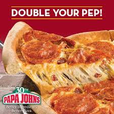 Pepperoni Pizza Papajohns Pizza Good Pizza Bacon Pizza Pepperoni