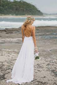 36 Of The Most Effortlessly Beautiful Boho Wedding Dresses Ever Beach Wedding Dress Beach Wedding Dress Boho Wedding Dresses