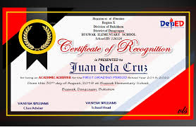 Certificate of recognition templates are professional certificates which demonstrate a health and safety program has been evaluated by a certified auditor and has. Professionally Designed Certificate Templates Free To Download