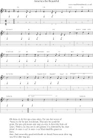Mandolin Tabs For America The Beautiful Mandolin Ukulele Music Music Guitar