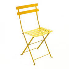 Fiberglass base and steel column. Fermob Folding Metal Bistro Chair 24 Vibrant Colours Free Shipping