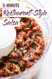 5 Minute Homemade Salsa Recipe Isabel Eats Easy Mexican Recipes Recipe Mexican Food Recipes Easy Fresh Salsa Recipe Homemade Recipes