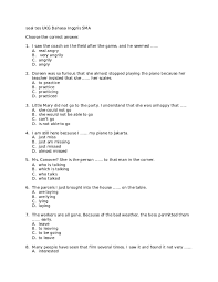 Change the verb into the correct form! Doc Bahasa Inggris Sma Rajanapadot Bos Academia Edu
