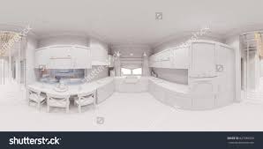 3d Illustration Of The Kitchen Interior Design In Scandinavian Classical Style Interior Interior Design Degree Interior Design School Interior Design Colleges