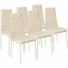 H dining chair (set of 2) by safavieh (25) 6 Dining Chairs Synthetic Leather Dining Room Chairs Kitchen Chairs Dining Table Chairs Beige