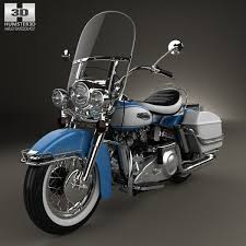 3d Model Of Harley Davidson Flh Electra Glide Shovelhead 1966 Harley Davidson Motorcycles Classic Harley Davidson Harley Davidson Bikes