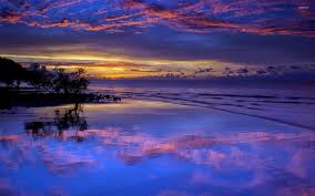 Check spelling or type a new query. Amazing Purple Sunset Clouds Reflected In The Wet Beach Wallpaper Beach Wallpapers 52771