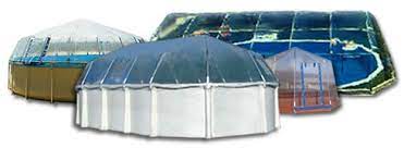 All pools should be surrounded with some type of enclosure. Fabrico Sun Dome Pool Covers Enclosures Vinyl Or Screen Spa Enclosures