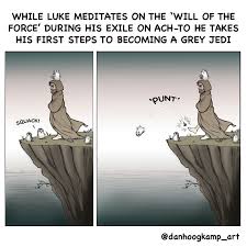 While I Don T Want Him To Become A Gray Jedi This Is Funny Star Wars Comics Star Wars Memes Star Wars Humor