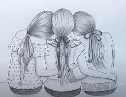 They love and care for you and are always there for you. Best Friends Drawing For Beginners Pencil Sketch Tutorial