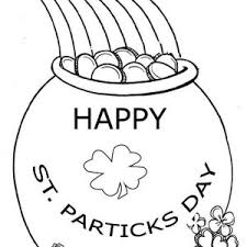 Pot leaf coloring page from trees & leaves category. Celebrating St Patricks Day With A Pot Of Gold Coloring Page Kids Play Color