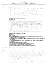 The easiest way to get to the top of any company's callback list is by using this social media resume example and list of specialized writing tips. Media Social Media Manager Resume Samples Velvet Jobs