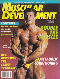 New listing1980 photo of a man, torso muscles. Muscular Development Our Silver Anniversary Snapshot Nick Lavitola Cover Feb 1989 Vol 26 No 2 Amazon Com Books