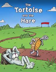 Then the rock suddenly moved! English The Tortoise And The Hare Worldstories