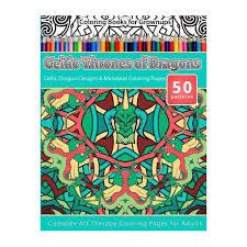 Print this celtic symbol coloring page out or color in online with our new coloring machine. Coloring Books For Grownups Celtic Thrones Of Dragons Celtic Dragon Designs Mandalas Coloring Pages Complex Art Therapy Coloring Pages For Adults Buy Online In South Africa Takealot Com