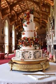 Depending on the look you're after, a wedding cake can look completely classic on the outside, tiered and skilfully covered in white icing, but on the inside. 22 Decadent Fall Wedding Cakes Gorgeous Fall Wedding Cake Ideas