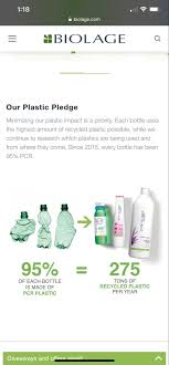 Pin By Danielle Valencia On Biolage Matrix Products Recycled Plastic Biolage Toothpaste