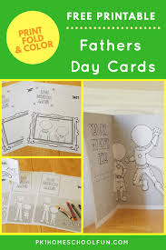 Printable father's day cards 01 from printfree.com father's day is on june 15th in 2014. Free Printable Fathers Day Cards For Kids To Fold Color Pk1homeschoolfun