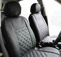 MICROCAR M-GO Front Pair of Luxury KNIGHTSBRIDGE LEATHER LOOK Car Seat  Covers