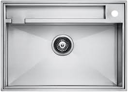 The sink can be mounted or glued in the countertop and can be reversed so that the drainboard can be on either side. Smartsupplier Ae