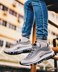 Nike Air Max 97 Black Mens Outfit Nike Air Max 97 Og Silver Bullet Zapatillas Nike Para Hombre Zapatillas Hombre Moda Tenis De Moda