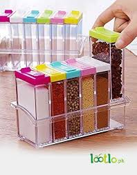 Seasoning Six Piece Masala Set In Rs 999 Only Spice Containers Kitchen Spices Spice Jars