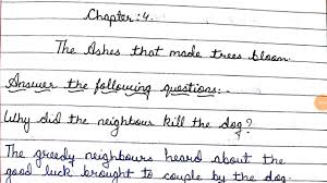The Ashes That Made Trees Bloom Question Answers Full Explaination Class 7th Ncert English Youtube
