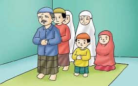 Islam clipart solat gambar kartun muslimah shalat png. Kanak Kanak Solat Kartun